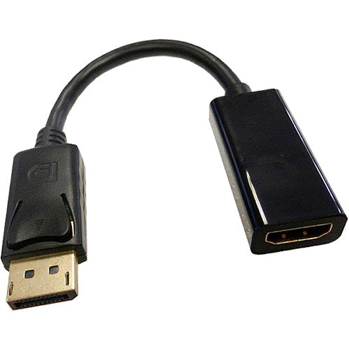 15cm DisplayPort Male HDMI 1080p 60Hz Black Cable Adaptor