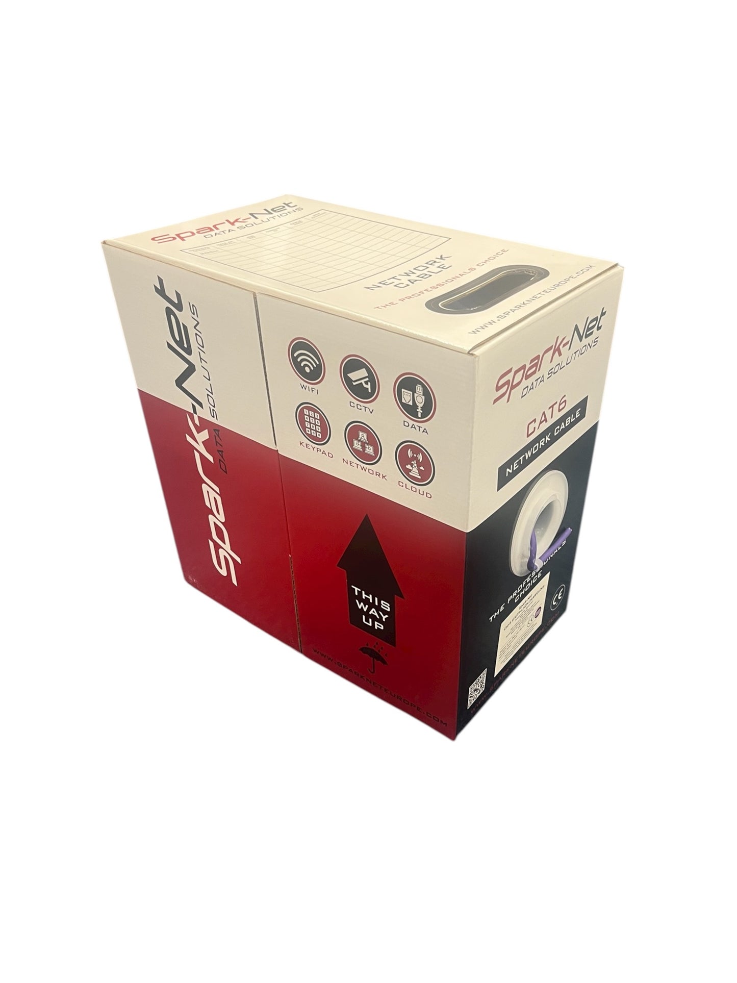 U/UTP CAT6, 24AWG Solid Conductor, LSZH Jacket, Dca, Violet