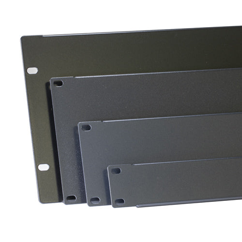 1u 19inch Blanking Panel Black
