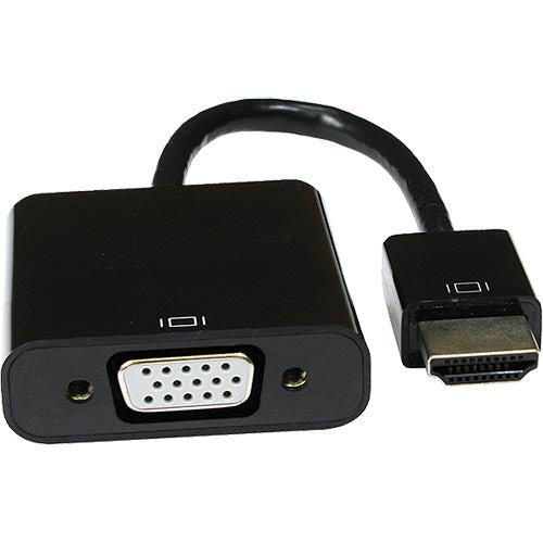 HDMI 1.4b Male SVGA Female Passive Adaptor 1080p 60Hz + 3.5mm Audio + USB