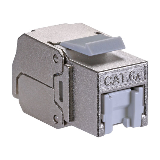 Cat6a Shielded Keystone Jack PoE++