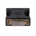 DVI-I Female - Female (Gold) 24+5 Dual Link Black Adaptor