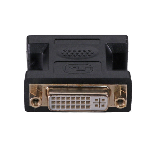 DVI-I Female - Female (Gold) 24+5 Dual Link Black Adaptor