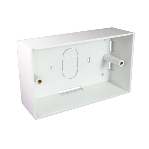 Double Gang PVC Back Box 45mm