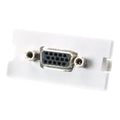 HD15 Female - Female (25mm x 50mm) Module White