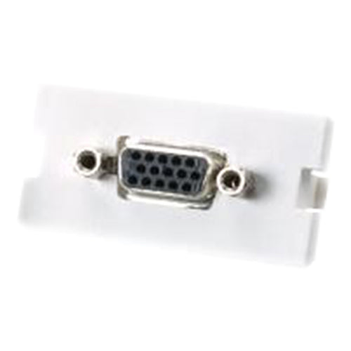 HD15 Female - Female (25mm x 50mm) Module White