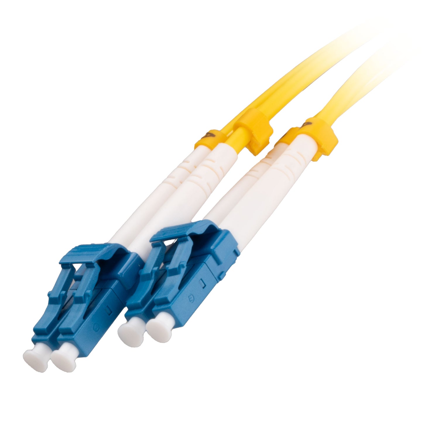 OS2 9/125 LC-LC Duplex Yellow LSOH Fibre Patch Lead